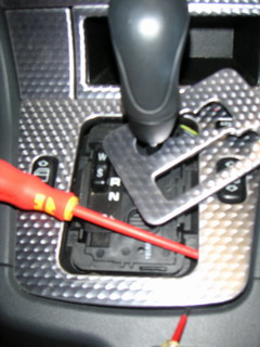 Removing the center console panel
